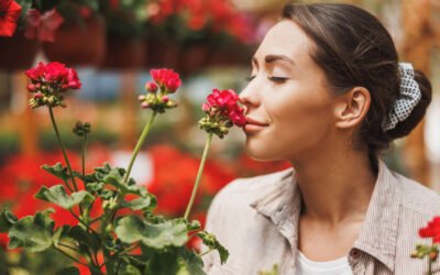 Identifying floral notes in perfumes